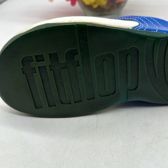 FitFlop Blue White Sandals Size 5 FFL5515 - Picture 6 of 7